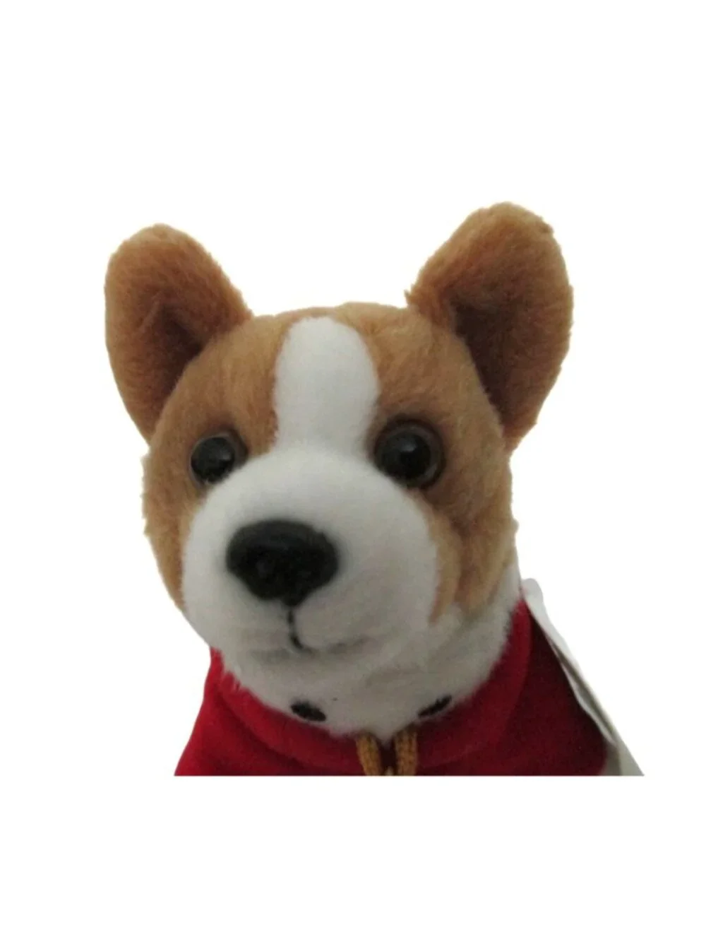 Corgi With Red Cape Buckingham Palace Plush Keychain Purse Charm